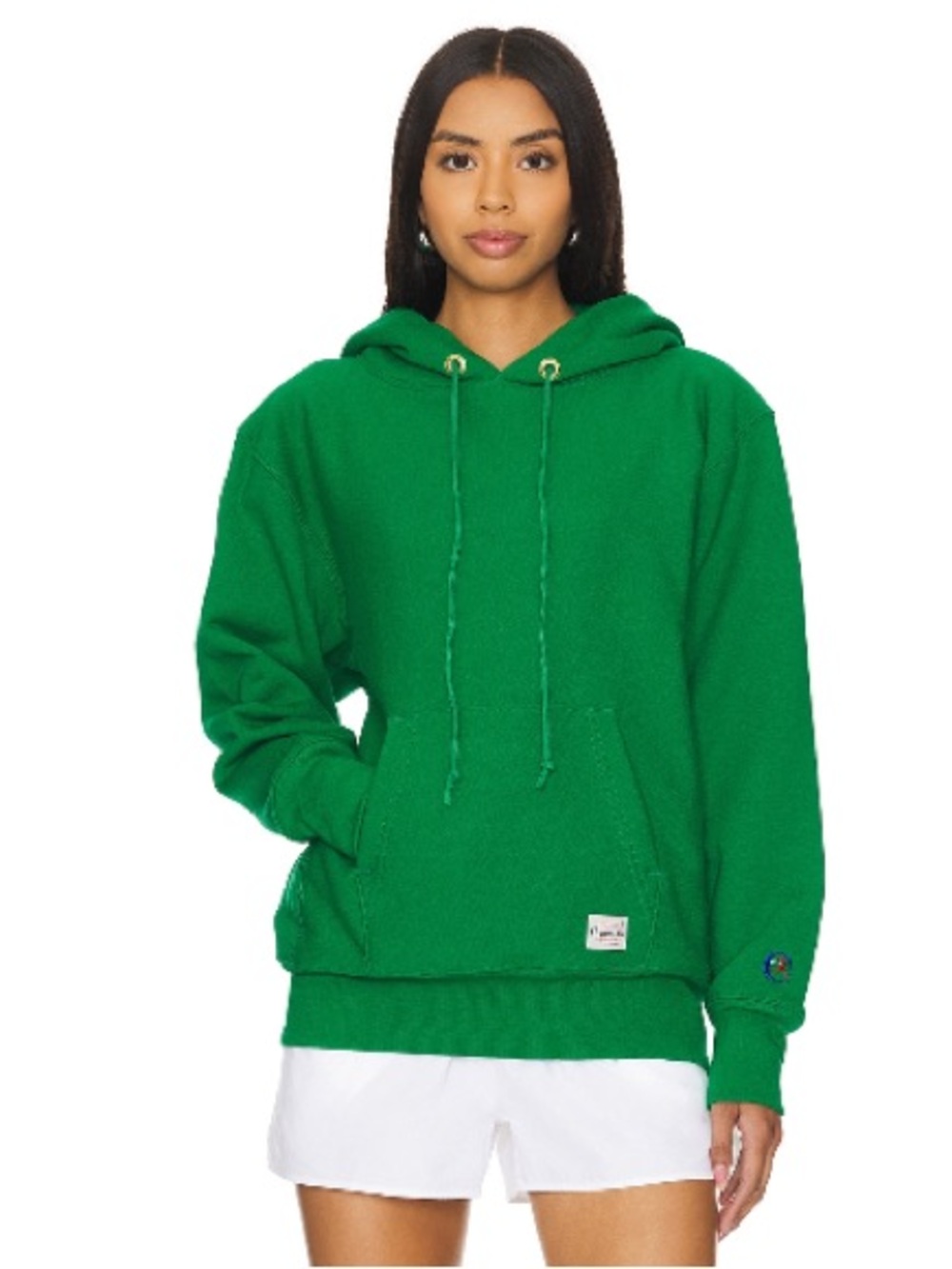 Champion Green Reverse Weave Pullover Hoodie